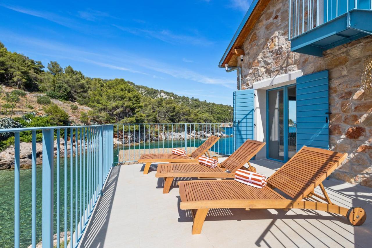 La Villa Bleue Secluded Eco Beach Villa Hvar Island Zastražišće Zewnętrze zdjęcie