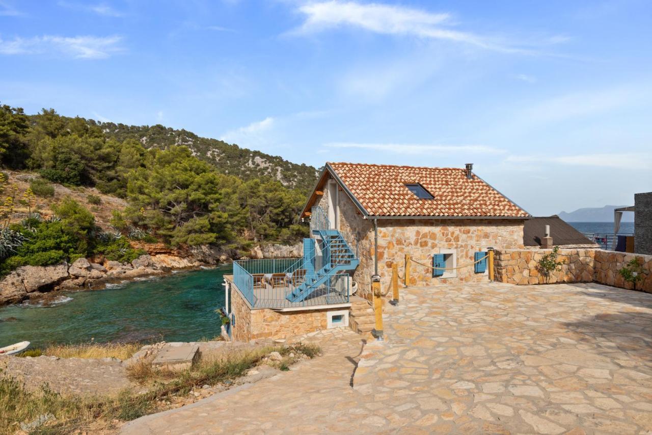 La Villa Bleue Secluded Eco Beach Villa Hvar Island Zastražišće Zewnętrze zdjęcie