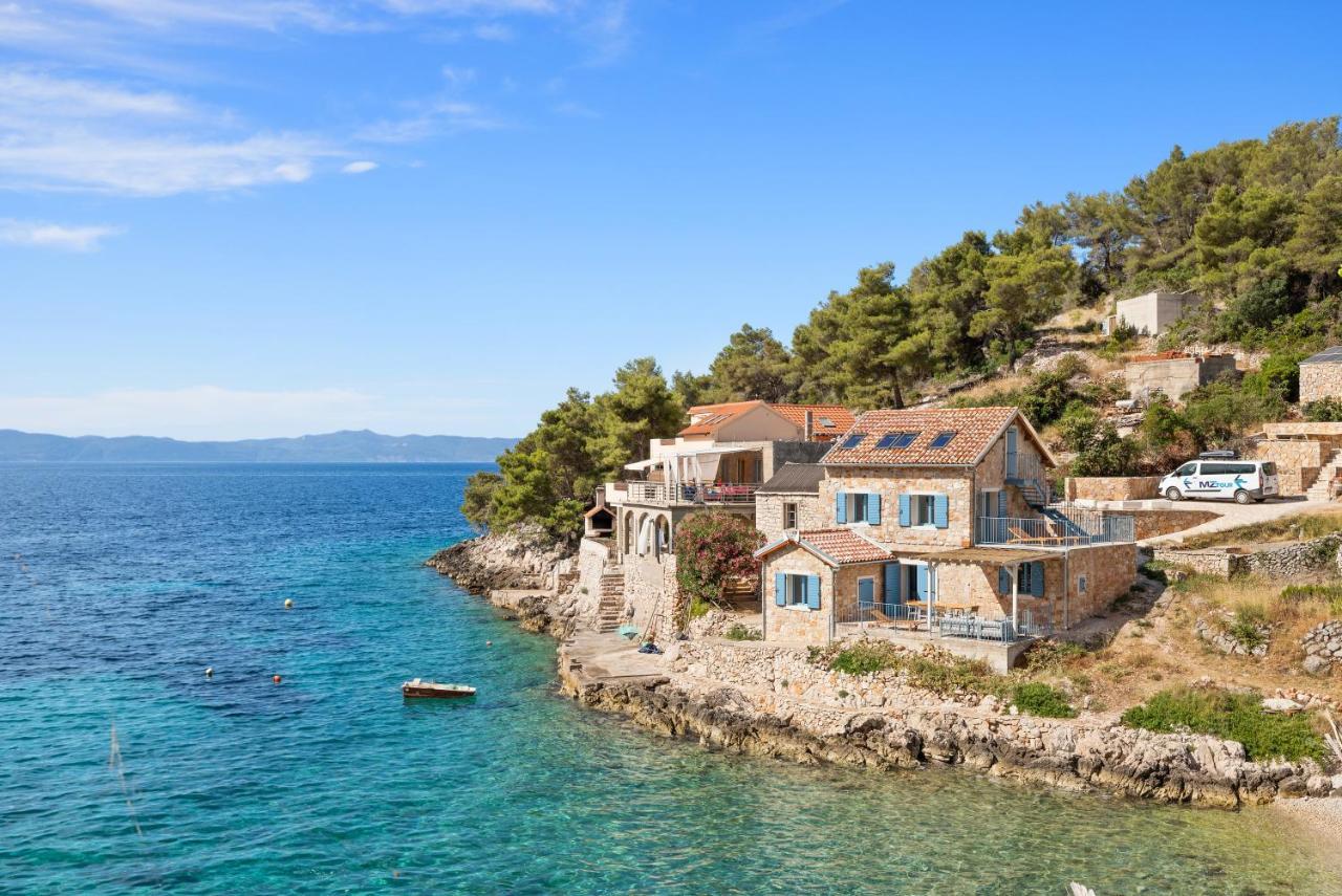 La Villa Bleue Secluded Eco Beach Villa Hvar Island Zastražišće Zewnętrze zdjęcie